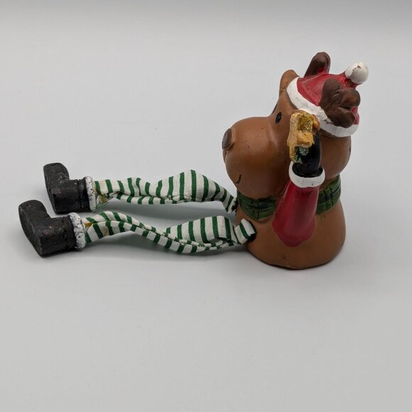 Shelf Sitter Reindeer Holiday Christmas Figurine - Picture 2 of 8